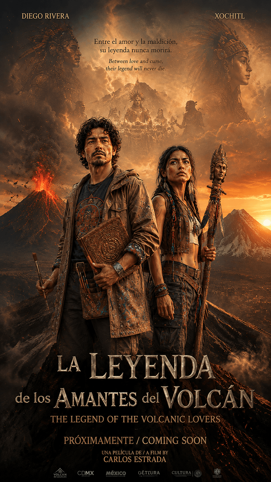 Popocatépetl and Iztaccíhuatl: The Legend cover