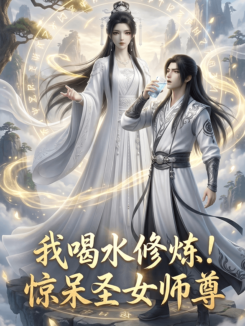 I drink water to practice! Stunned Holy Lady Master poster 2