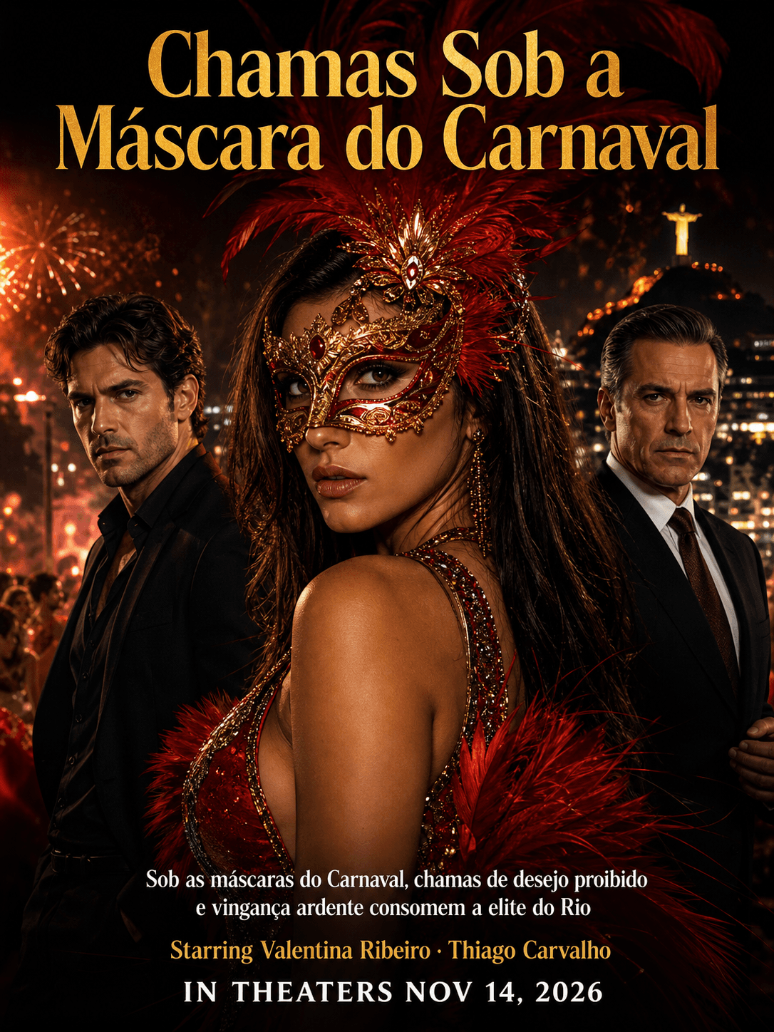 Chamas Sob a Máscara do Carnaval cover