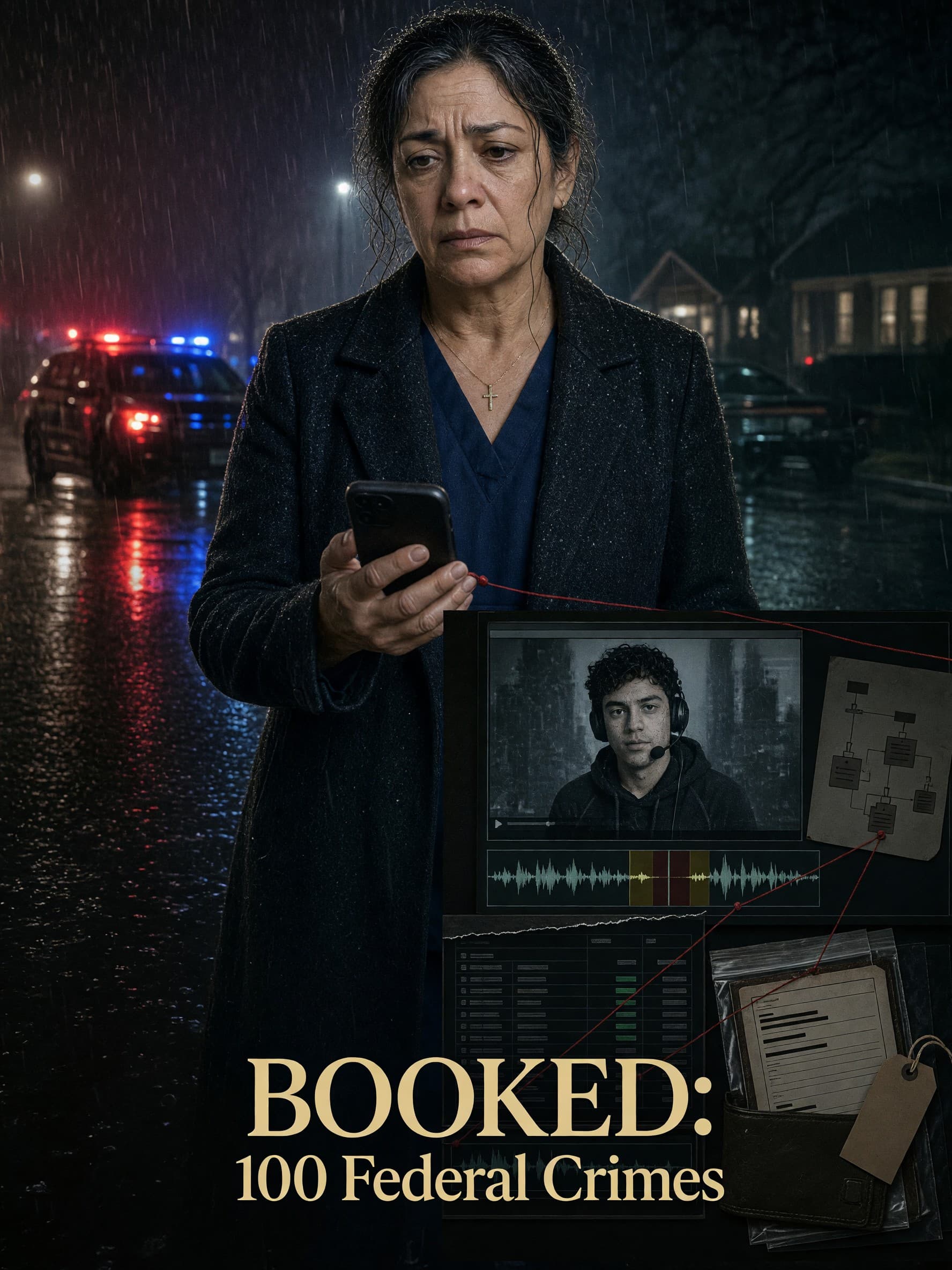 BOOKED: 100 Federal Crimes poster 3
