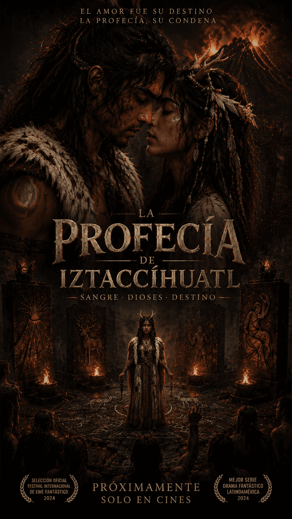 El Popocatépetl y el Iztaccíhuatl El Sacrificio poster