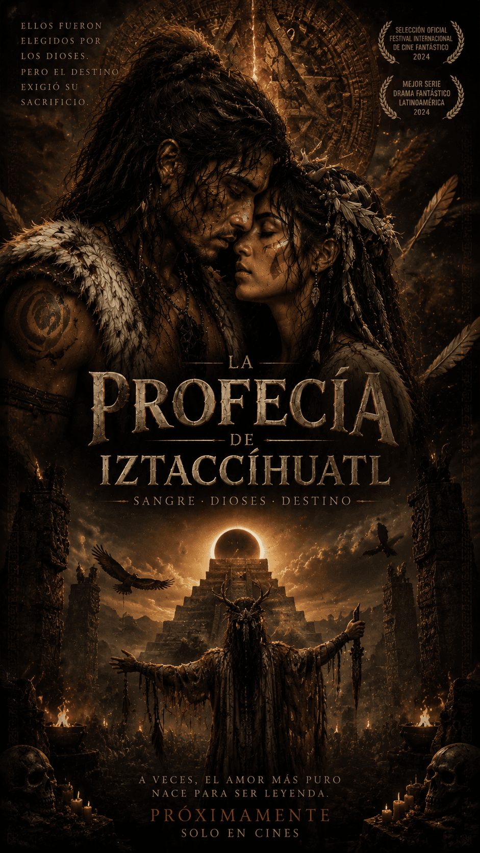 El Popocatépetl y el Iztaccíhuatl El Sacrificio poster 2