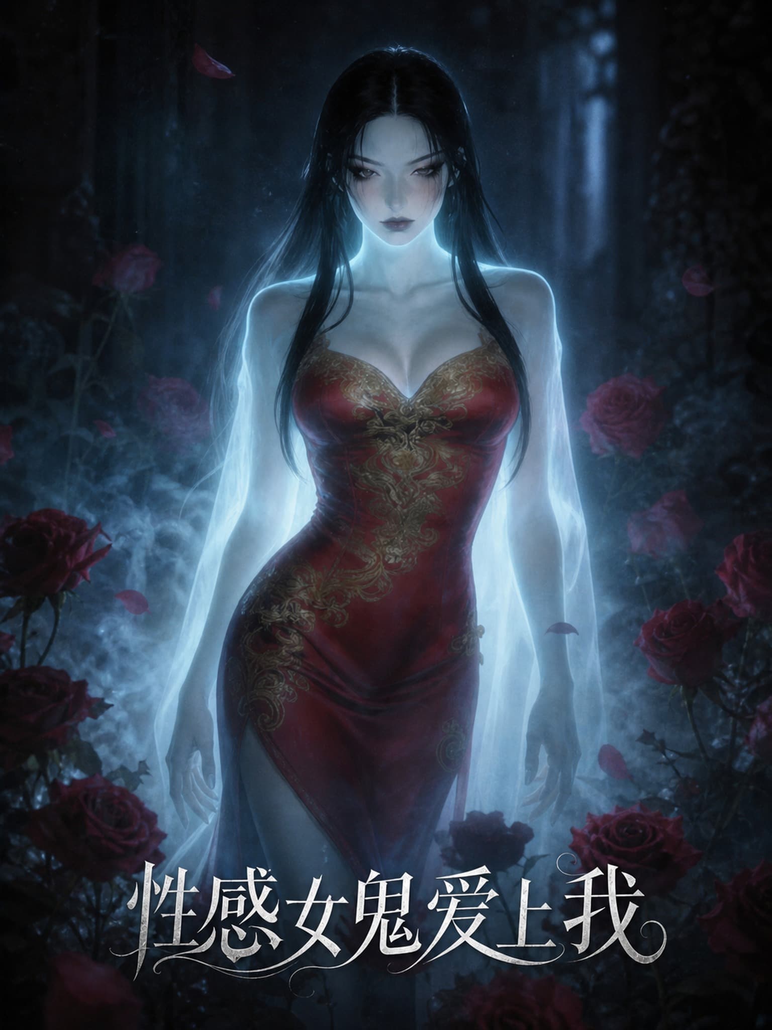 Sexy female ghost love me poster 2