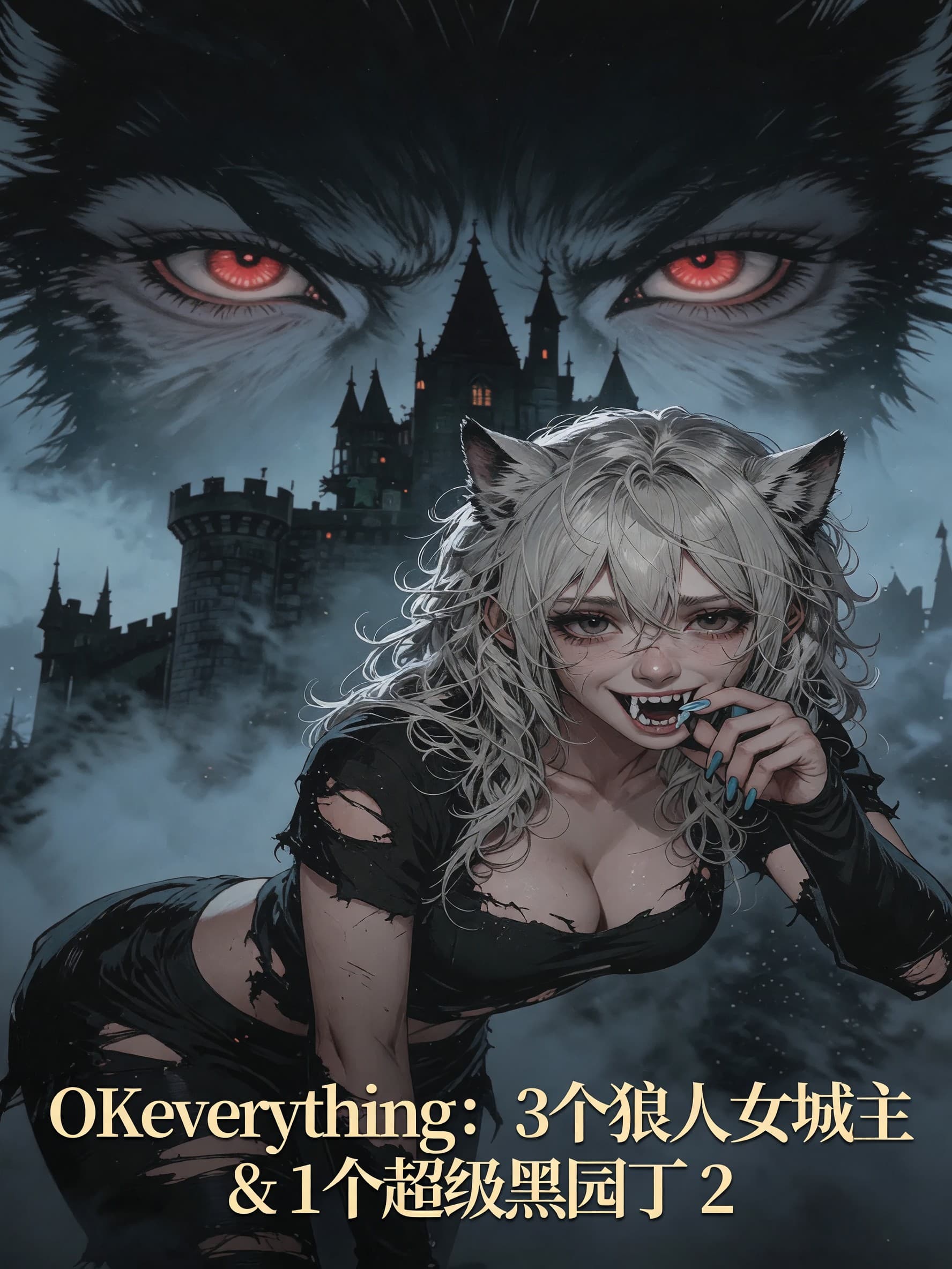 OKeverything:3 werewolf female castle owners & a super black gardener 2 poster 2